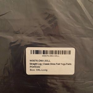 Betabrand black stretch pants